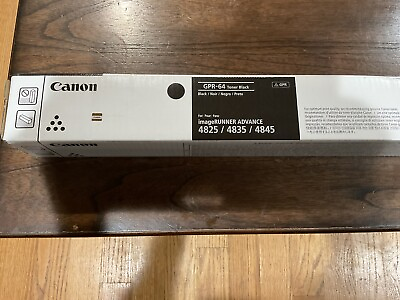 #ad Genuine Canon GPR 64 5141C003AA Black Toner Cartridge 4825 4835 4845 New $110.99