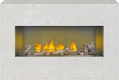 #ad 72quot; Napolean See Through Ready To Finish Linear Fireplace NEW $6199.00