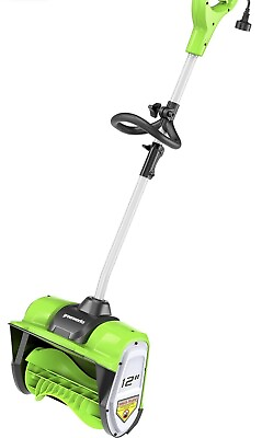 #ad GREENWORKS 8A 12 inch Corded Electric Snow Shovel SSA103 $99.00