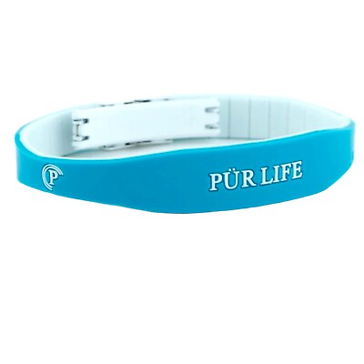 #ad Purlife Bracelet Summer Sky Blue and White Silicone Unisex Women $33.97