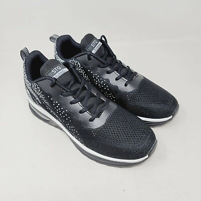 #ad STQ Air Women#x27;s Sneakers Sz 9 M Running Shoes Cushion black $18.59