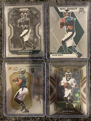 #ad Jalen Hurts Rookie Card Investor Collector Lot 4 Rookie Cards 🔥 $55.00
