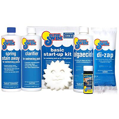 #ad In The Swim Pool Start Up Opening Kit with Chlorine Shock for 7.5k 35k Gallons $29.99