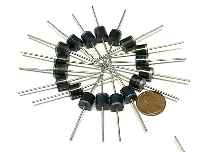 #ad 20 Pieces Switching Schottky Rectifier Diode 1000v 6a 20pcs 6 amp axial 1kv B13 $9.70