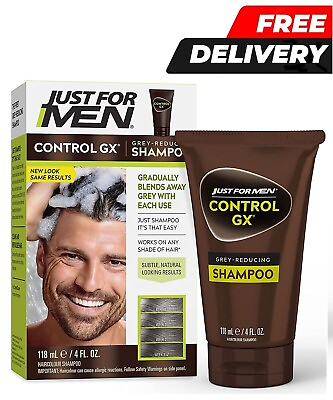 #ad Just For Men Control GX Grey Reducing Shampoo Gradually Colors Hair 4 Ounce $11.99