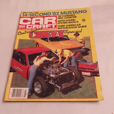 #ad 1982 July Car Craft Magazine #x27;82 Camaro Pro Streeter MH602 $27.99