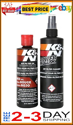 #ad Kamp;N Recharger Filter Cleaning Kit Aerosol 99 5000 Oil Engine Cleaner Care Spray $26.89