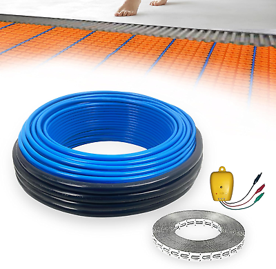 #ad 30 Sq.FtElectric Radiant Floor Heating Cable for under Tile Stone and Laminate $121.99