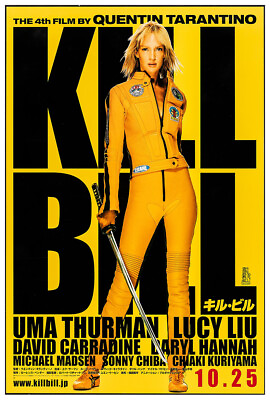 #ad Kill Bill Volume 1 Quentin Tarantino Movie Poster Teaser #5 $24.99