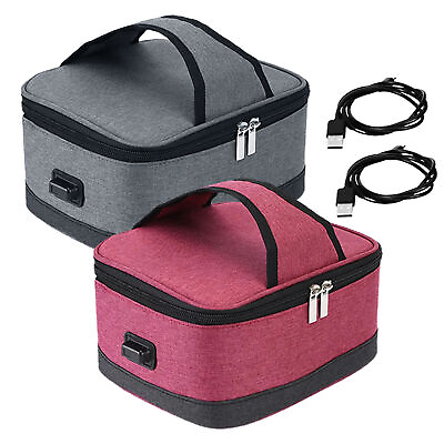#ad Thermal Insulated Lunch Bag USB Powered Travel School Food Storage Sack Tote Box $26.06