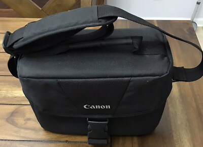 #ad Black Canon Camera Bag with Adjustable Shoulder Strap $9.99