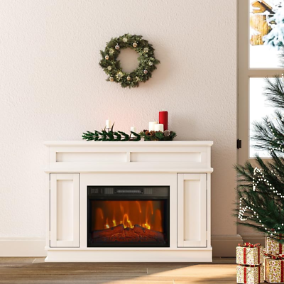 #ad #ad Electric Fireplace Mantel with 23quot; Electric Fireplace Insert Package Freestandi $480.36
