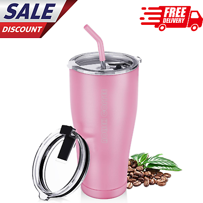 Tumbler Mug Stainless Steel Vacuum Insulated Travel Coffee Double Wall 30 oz Cup $14.95