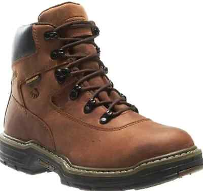 #ad WOLVERINE MARAUDER 6quot; WP BROWN W02162 LEATHER SIZE 9.5US BOOT MEN#x27;S SALE $174.95
