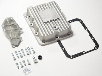 #ad BTE Ford C4 Case Fill Deep Aluminum Transmission Pan Bolts Gasket Filter Spacer $159.99