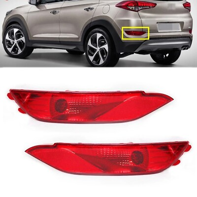 #ad 1Pair Car Rear Bumper Fog Light Parking Warning Reflector Taillights for 4985 $39.47