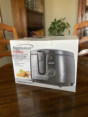 #ad BRENTWOOD APPLIANCES DF 725 Brentwood Appliances 2.5 Liter Deep Fryer Black $35.00