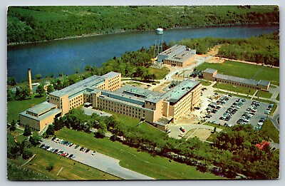 #ad Vtg General Electric Research Laboratory Schenectady New York Chrome Postcard C4 $2.80