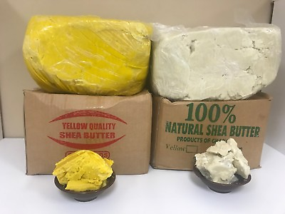 #ad 100% RAW AFRICAN SHEA BUTTER Unrefined Organic Pure GHANA Choose SIZE And COLOR $8.49