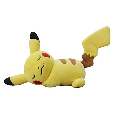 #ad Pokemon Center Original Stuffed Toy Pikachu Sleeping from Japan New 6A2476 $62.96