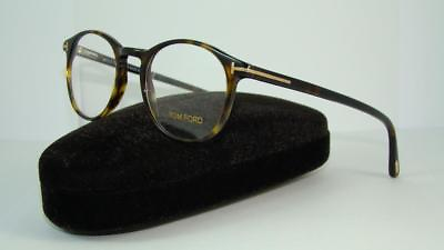 #ad TOM FORD Eyeglasses TF 5294 052 Dark Havana Round Brille Glasses Frames Size 48 GBP 160.55