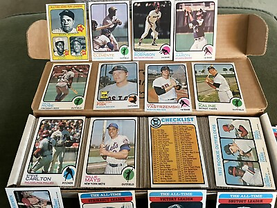 #ad 1973 Topps Baseball Complete Set 1 660 EX MT Near Mint NM MT $2259.00