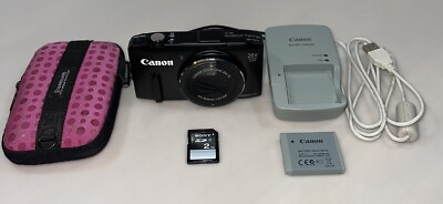 #ad CANON PowerShot SX280 HS Digital Camera Full HD 20x WiFi Tested Access. $169.99