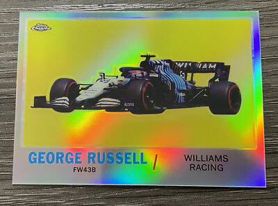 #ad 2021 Topps Chrome Formula 1 Williams Racing 54 Wheels George Russell #T61 GR 🔥 $7.49