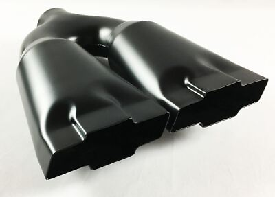 #ad Exhaust Tip 2.50quot; Inlet 4.75quot; Outlet 13.75quot; Long High Temperature Black Dual Che $79.00