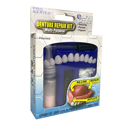 #ad #ad Complete Denture Repair Kit Multi purpose with Teeth $19.95