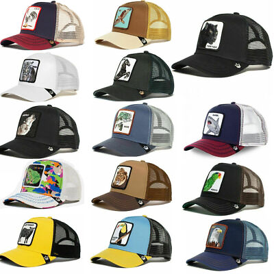 #ad Men Animal Farm Trucker Mesh Baseball Hat Goorin Bros Style Snapback Cap Hip Hop $9.95