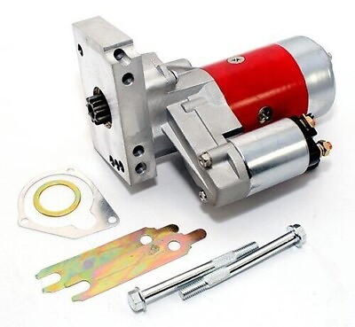 #ad Red High Torque Mini Starter Small amp; Big Block Chevy 153 168 Tooth Comp JM7001R $93.82