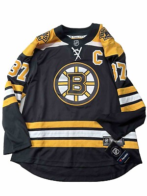 #ad Fanatics Boston Bruins #37 Vintage Hockey Jersey New MENS LARGE CB3 $120.00