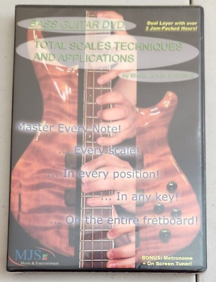 #ad NEW BASS GUITAR Total Scales Techniques amp; Applications DVD SEALED $11.99