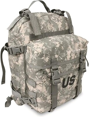 #ad US ARMY ACU ASSAULT PACK 3 DAY MOLLE II BACKPACK Made in USA with Stiffener $33.95