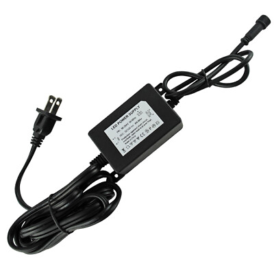 #ad 8W 48W DC12V Power Supply Outdoor FVTLED Transformer Driver US Plug Waterproof $32.99