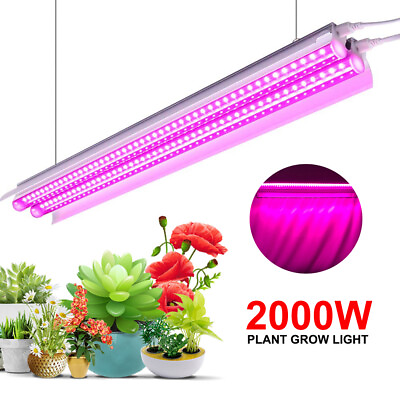 #ad 2000W LED Grow Light Hydroponic Full Spectrum for Indoor Plant Flower Veg Lamp $30.99