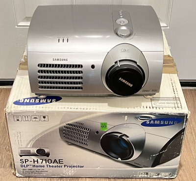 #ad Samsung DLP Home Theater Projector SP H710AE Open Box $399.00