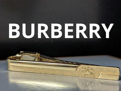 #ad Burberry London Genuine Authentic Men Necktie Pins Set Luxury Silve Gold W35 $109.99