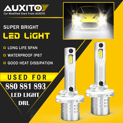 #ad 2x AUXITO 880 LED Fog Light Bulb 6500K Xenon White High Power 890 892 893 899 US $24.99