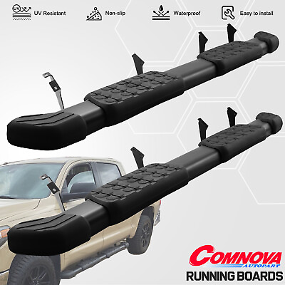 #ad 5quot; Nerf Bars Side Step Running Boards For 2007 2021 Toyota Tundra Crew Max Black $165.99