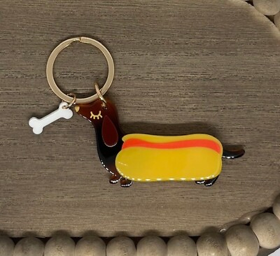 #ad Dachshund New Acrylic Keychain $8.00
