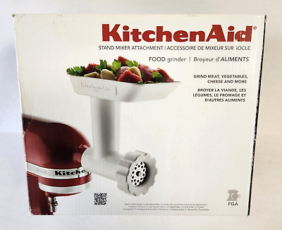 #ad KitchenAid Meat Food Grinder Attachment For Meat Vegetables Cheese New White $32.95
