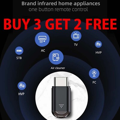 #ad Portable Smart Phone IR Infrared Remote Control Adapter For Android APP Type C $8.36
