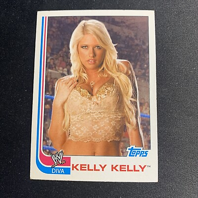 #ad 2007 Topps Heritage III WWE #66 Kelly Kelly wrestling card Rookie RC $3.50