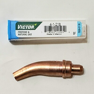 #ad Victor 4 1 218 Propane Cutting Torch Tip Natural Gas Fits ST2600FC CA2460 MT210 $43.75