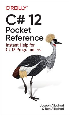 #ad C# 12 Pocket Reference : Instant Help for C# 12 Programmers Paperback by Alb... $21.26