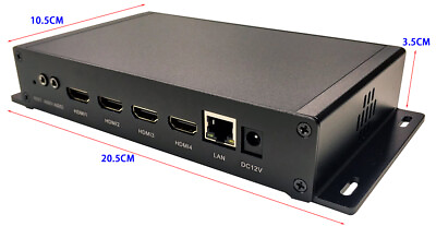#ad 4 Way HDMI Video Encoder H.265 H.264 4K 30fps 1080P For IPTV Live Stream or NVR $269.00