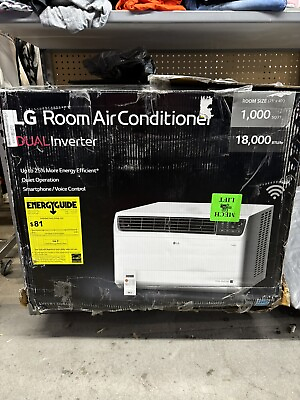 #ad LG 18000 BTU DUAL Inverter Smart Wi Fi Enabled Window Air Conditioner LW1817IV $625.00