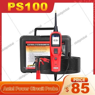 #ad Autel PowerScan PS100 Electrical System 12V 24V Auto Circuit Tester Scanner $85.00